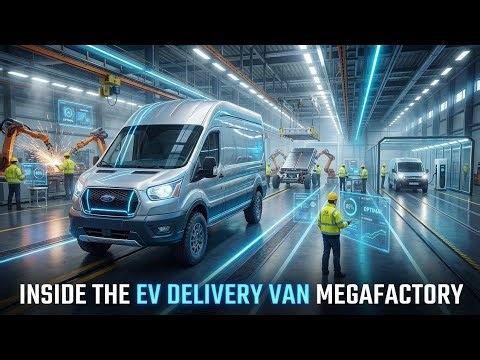 Inside an EV Van Megafactory – How Electric Delivery Vehicles Are Built