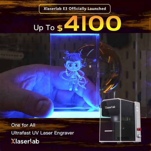 Xlaserlab E3 UV Laser Engraver Launching On Kickstarter