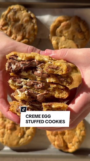 Homemade Domino's Creme Egg Cookies Recipe