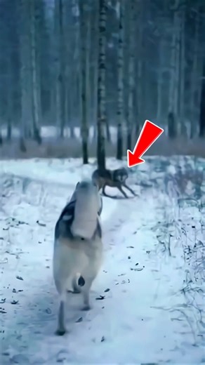 The Unbelievable Bond: Husky Saves Her Wild Wolf Friend! 🐺❤️ #animals #husky #wolf