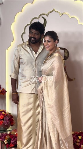 100K views · 419 reactions | Nayanthara dazzles in a stunning saree with her hubby by her side at Anant and Radhika's wedding 珞 . . #zoomtv #anantradhika #anantradhikawedding #anantambani #radhikamerchant #ambani #ambanis #ambanifamily #ARWedding #nayanthara #nayantara #nayantharafans | Zoom TV | Facebook