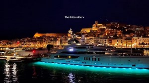 Ibiza Old Town on night mode 🌙🛥️ Views don’t get much better than this 🤩 📸 : @madeleinelolalebon | Ibiza Bible