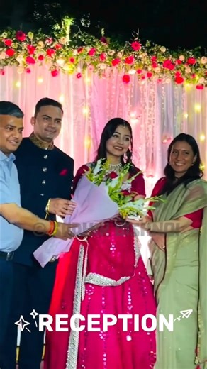 👑 IPS Anshika Verma Reception Night ✨ Royal Celebration & Grand Entry 💃#anshikaverma #wedding