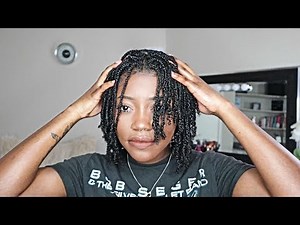 How I Moisturize and Maintain my Mini-braids | Keke J. #kekej #type4naturalhair