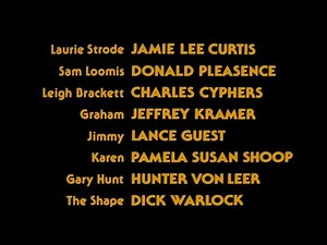 Halloween 2 Ending Credits (1981)