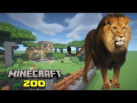 How To Make a Lion Zoo in Minecraft PE