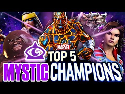 TOP 5 "MYSTIC" CHAMPIONS in Marvel Contest of Champions