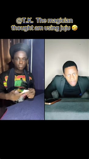 Hope you don’t think am using Juju too🤣🤣like@T.K. #Magic #magictutorial #cardistry #illusion #vanishing