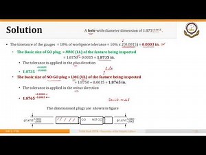 04_02_P3 Taylor's Theory To Design Plug Gauges (without wear allowance)