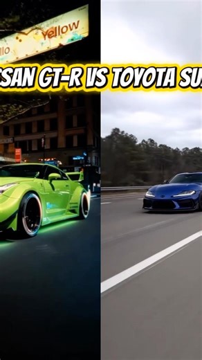 Nissan GT-R VS Toyota Supra