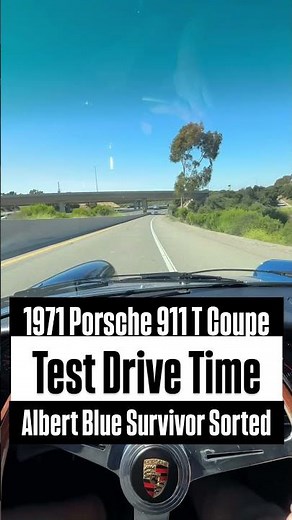 1971 Porsche 911T Coupe #testdrivetime