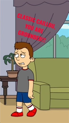 THE SAXOPHONES KEPT GETTING LOUDER WHEN CLASSIC CAILLOU GOT GROUNDED! #goanimategrounded