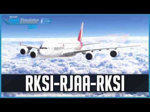 FBW A380 for MSFS2024 | Real World Asiana OPS | Seoul - Tokyo (Round-trip) | VATSIM