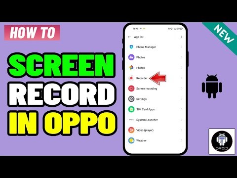 How to Screen Record in oppo 2026 | oppo screen recording settings