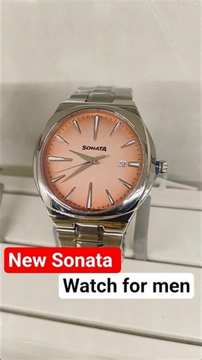 New Sonata Watches for men in April #watch #new under 5k