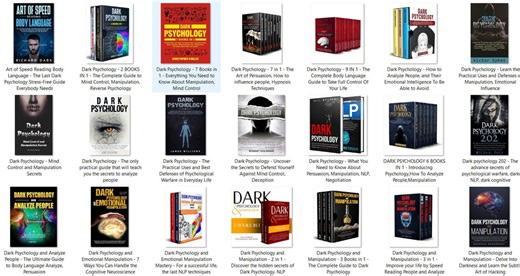 50 Dark Psychology & Manipulation Ebooks Collection in One Link - Etsy