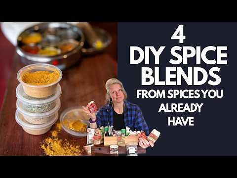 4 DIY Spice & Seasoning Blends | Quick and Easy!