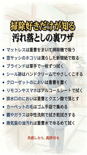 掃除好きだけが知る 汚れ落としの裏ワザ