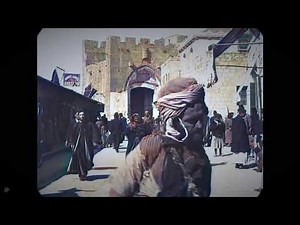 History in color: Jerusalem, Jaffa Gate, April 1897 (HD & colorized)