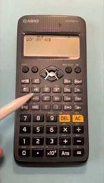 How to use Degrees Minutes and Seconds function on your calculator