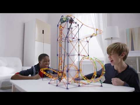 K'NEX Thrill Rides Mecha Strike Roller Coaster Building Set