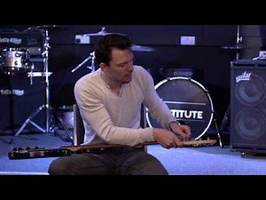 Re-stringing a bass guitar - How to play bass guitar lesson one