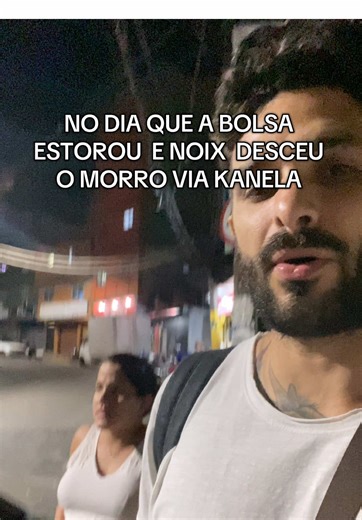 Era de madrugada e não teve jeito tivemos que descer o morrão a pé!