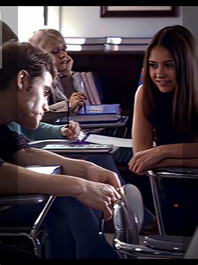 Stefan Supports Elena in School Life