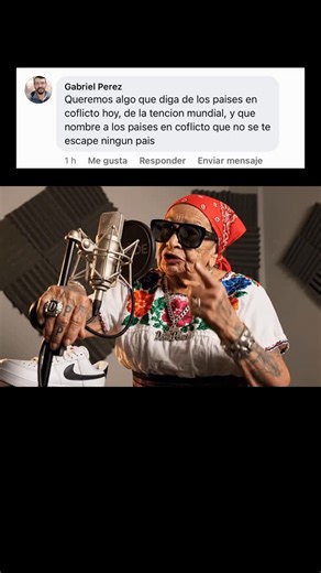 Doña Pelos on Instagram: "Un seguidor me retó a rapear sobre la tensión mundial entre países… y pues órale, aquí está. 🌎🔥 ¿Lo logramos o no? 👀 #doñapelos #reelsmexico #raplatino #freestylerap #méxico #parati #viralreels"