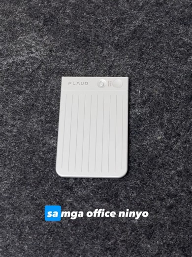 Missed details? Not on our watch. 🥰​ The Plaud Note AI Recorder may be compact, but it’s built to do more! From capturing crystal-clear audio to turning recordings into smart summaries in minutes.​ With multi-language support (yes, including Filipino), seamless cloud storage, and easy export, it’s designed to keep up with how you work and think just like @alvintriestech!​ ​ Check it out our yellow basket to learn more! #PLAUDAI #AmplifyYourIntelligence #StudyWithPlaud #WorkWithPlaud​