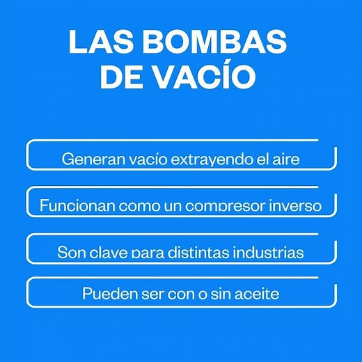 Como funcionan las bombas de vacío? #industrias #compresores #airecomprimido