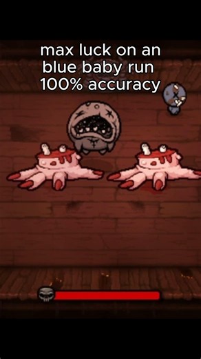 average blue baby run #tboi #shorts