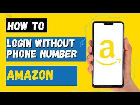 How to Login Amazon Account without Phone Number? Amazon Sign In