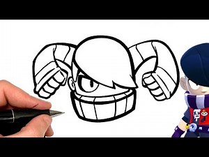 HOW TO DRAW EDGAR BRAWLER FROM BRAWL STARS