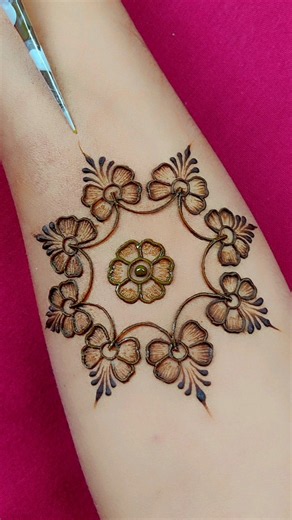 Easy simple front hand mehndi design | New mehndi design | Mehndi design #mehndi #shorts