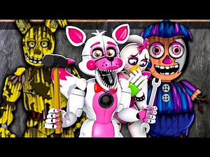 Repairing Springtrap And JJ WIth Funtime Foxy