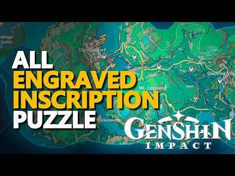 All Engraved Inscription Puzzle Genshin Impact