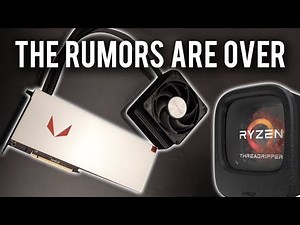 VEGA AND THREADRIPPER SPECS & PRICING!