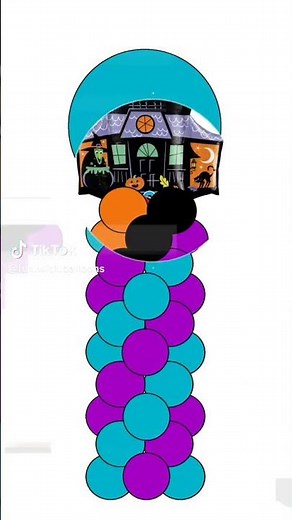 How to Make a Spooky Balloon Tower for Halloween!