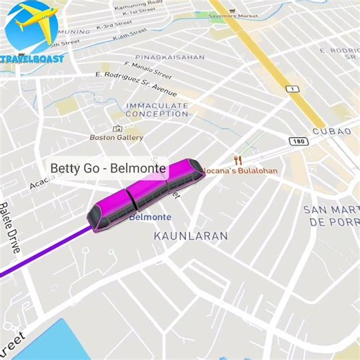 LRT - 2 Map - Travelboast