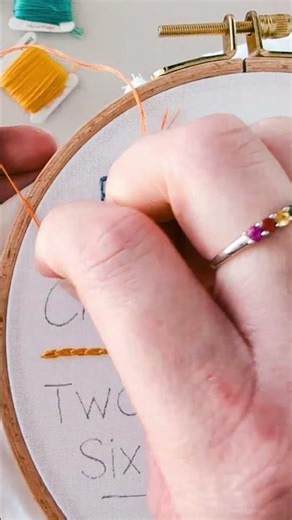 Learn how to do chain stitch with me!