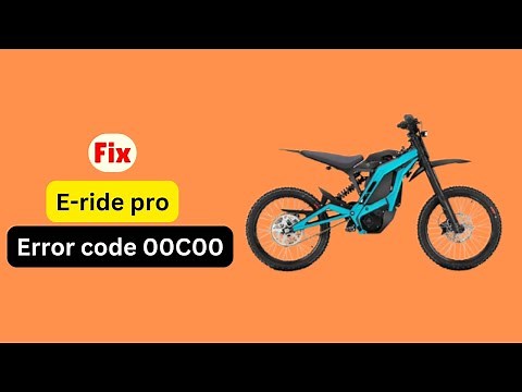 E-ride pro Display Error Code 00C00? Here’s the Fix!