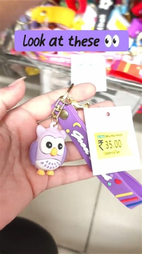 Cute Keychains Under ₹60 from DMart😍 Budget Finds You NEED! #shorts #dmart #fyp #kawaii #cute #viral