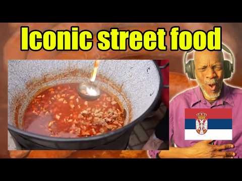 SERBIAN STREET FOOD & MEAT KINGDOM! Sausages, Barbecue and Dried Meat🥩. Reaction.
