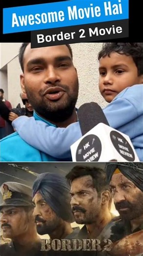 Awesome Movie Hai || Border 2 Movie Public Review #shorts#border2moviepublicreview#border2#ytshorts