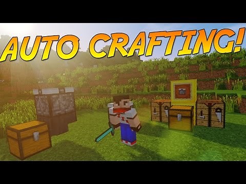 AUTOMATIC CRAFTING TABLE! | Minecraft Mod Showcase!