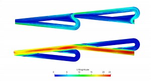Tesla Valve - CFD Simulation Software
