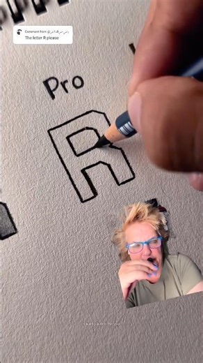 How To Draw R Beginner To Legend #shorts #art #greenscreen