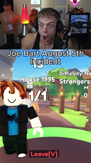 Crazy Joe Bart August 5th Incident #clips #joebart #roblox #crazy