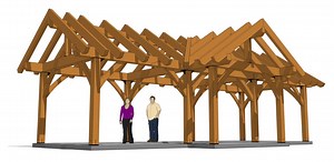3 Gable Pavilion Plan